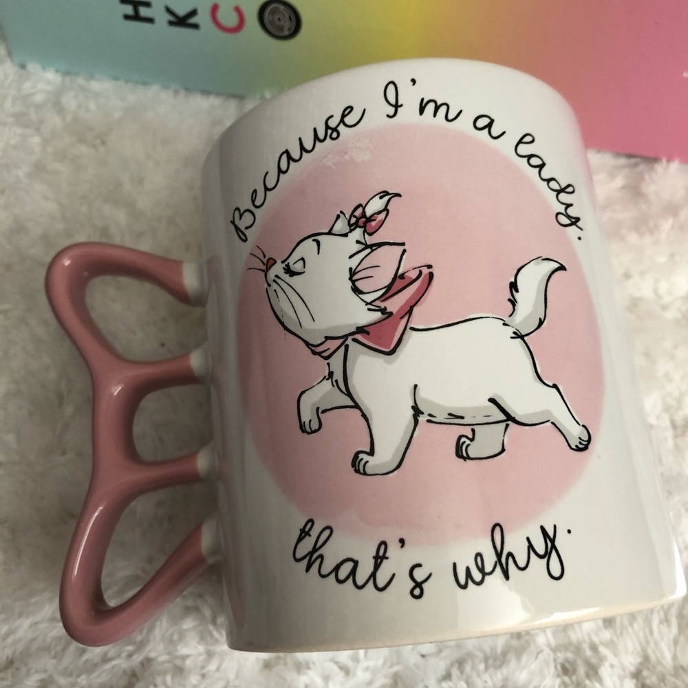 Disney Aristocats Marie Mug with bow handle